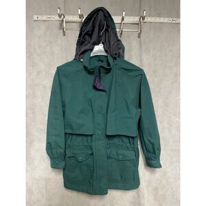 Eddie‎ Bauer Women Jacket M Gore-Tex Parka Anorak Coat Removeable Hood Windbreak